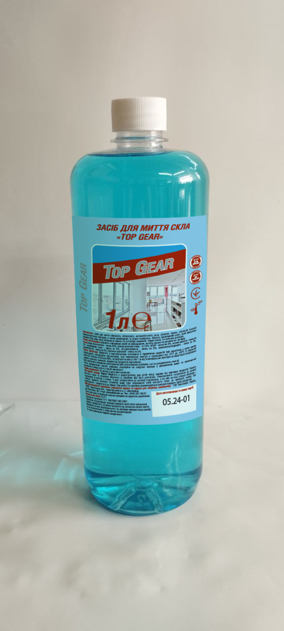 Засіб для миття скла «Top Gear» (1л запаска)